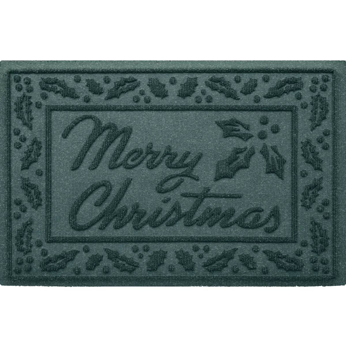 Bungalow Flooring 1'8"x2'6" WaterHog 'Merry Christmas' Door Mat | Target