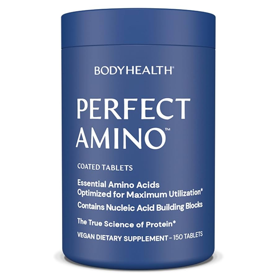 BodyHealth PerfectAmino (150 ct) Easy to Swallow Tablets, Essential Amino Acids Supplement with B... | Amazon (US)