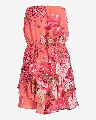 Printed Metallic Clip Dot Pleated Tie Waist Romper | Express