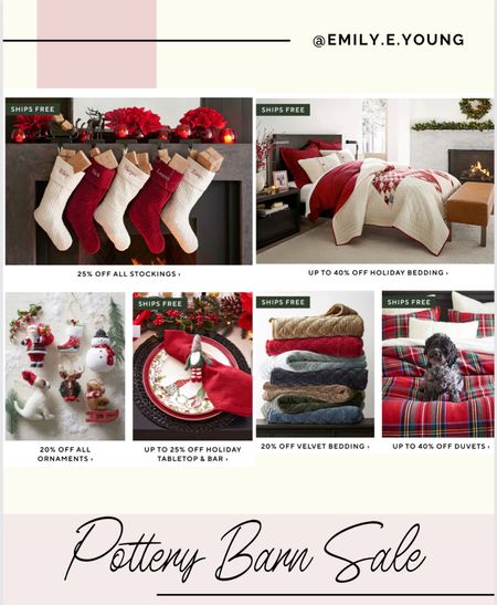 Pottery barn sale, Christmas decor, gift guides, stockings, Christmas ornaments. Black Friday deal

#LTKGiftGuide #LTKCyberweek #LTKSeasonal