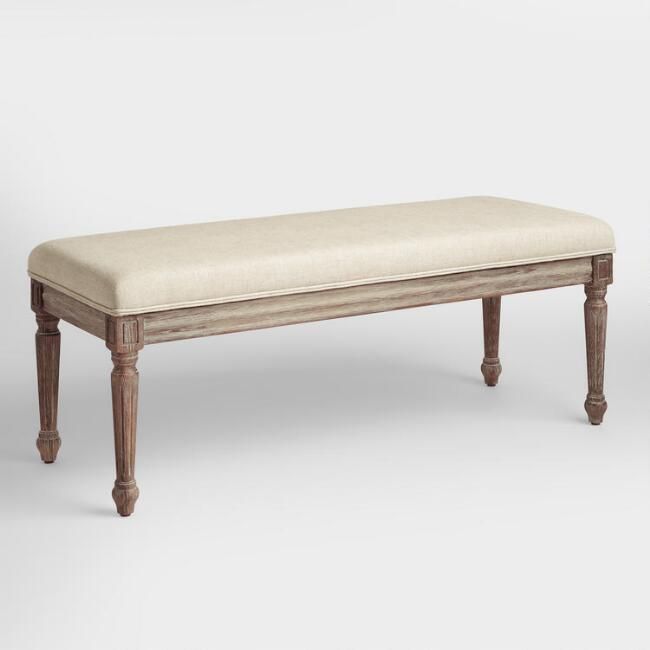 Paige Upholstered Dining Bench | World Market