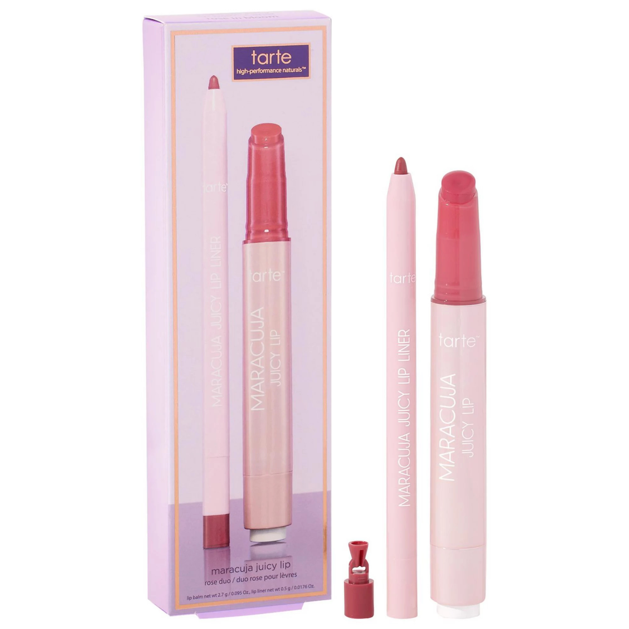 tarte maracuja juicy lip hydrating balm rose duo | Kohl's