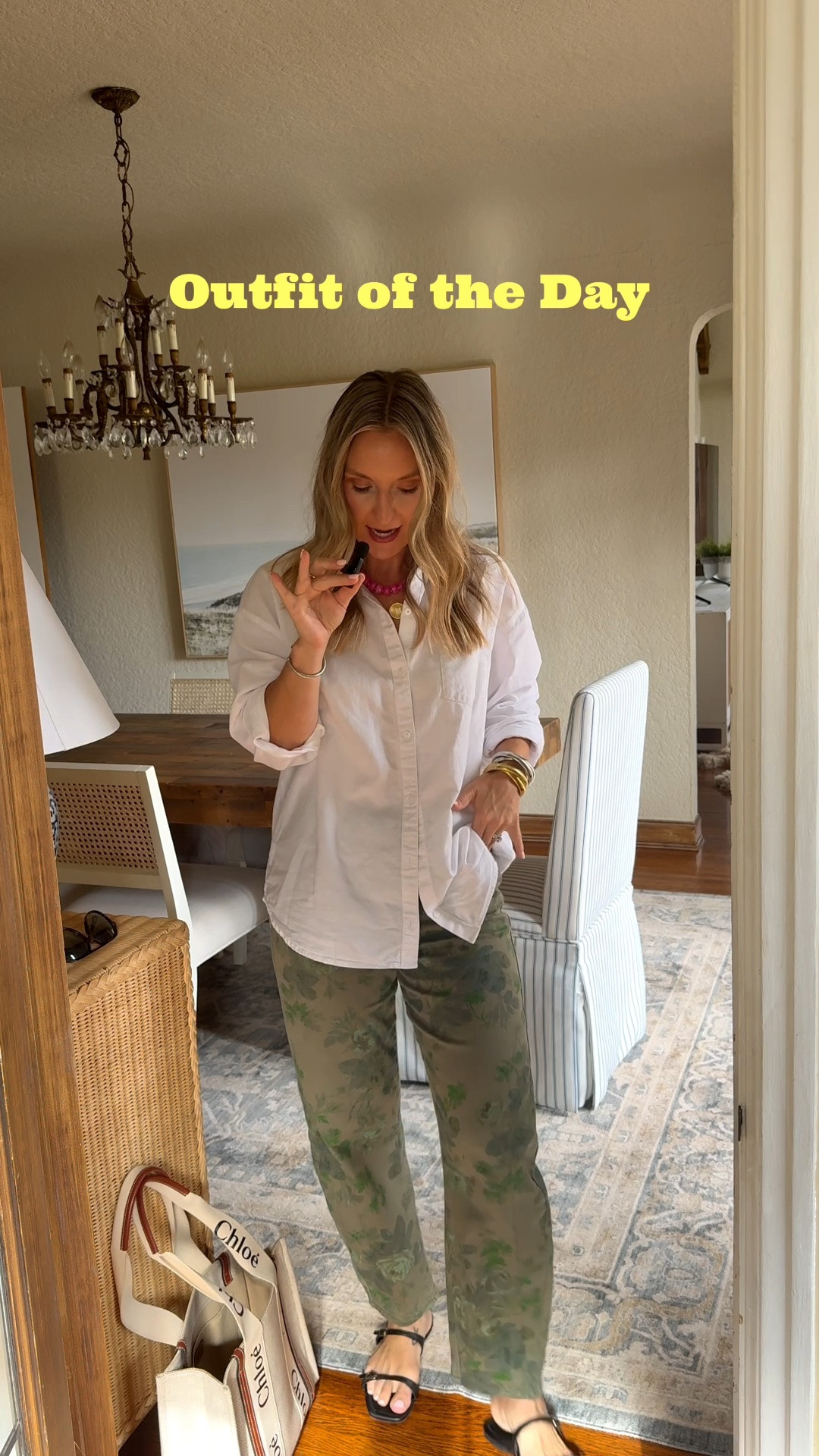 Today’s ootd as a stay at home mom.  
Pants: size 4
Top: small

#LTKOver40 #LTKootd #LTKmomlife