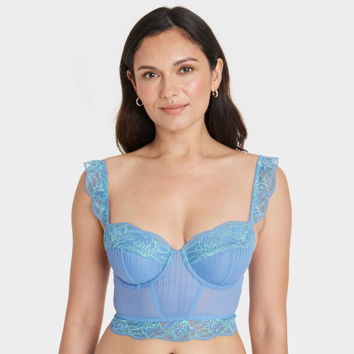 Women's Lace And Mesh Corset - Auden™ | Target