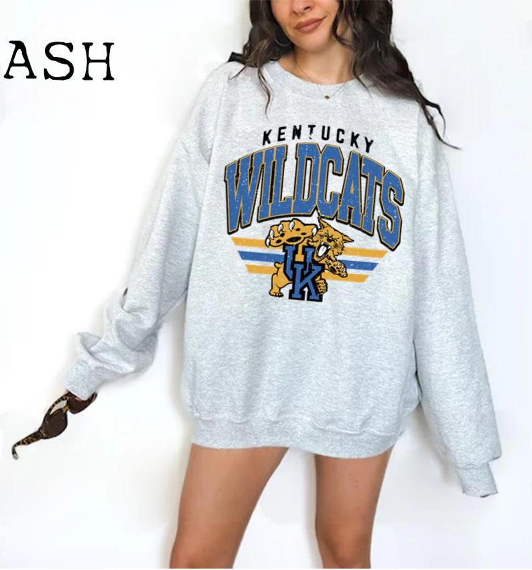 Kentucky Sweatshirt University Sweatshirt Vintage College Sweatshirt KY Basketball Clothing Unive... | Etsy (US)