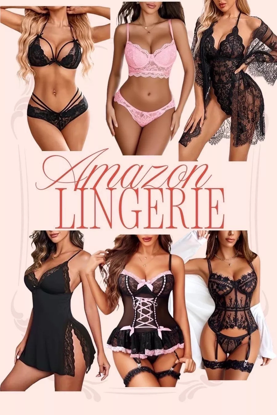 Affordable, romantic, and confidence-boosting — these Amazon lingerie sets are perfect for date night, a cozy night in, or treating yourself to something pretty. Lace, satin, babydolls, corsets… all the feminine details that make you feel amazing. #valentinesdaylingerie #lingeriehaul #amazonfinds #valentinesdaygifts #selflove #valentinesday #valentinesday2025 #vdayready #romanticstyle #valentineslook #vdayfashion #valentinesgiftideas #valentineshaul #lovelylingerie #datenightoutfit #valentinesinspo #valentinesdayaesthetic #vdayvibes #valentinespecial #giftideasforher #sweetsurprise #romanticgifts #lingeriestyle #boudoirinspo #lacedetails