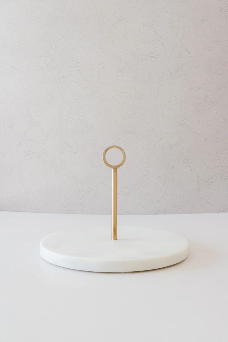 Marble Tray with Brass Handle | APIARY by The Busy Bee