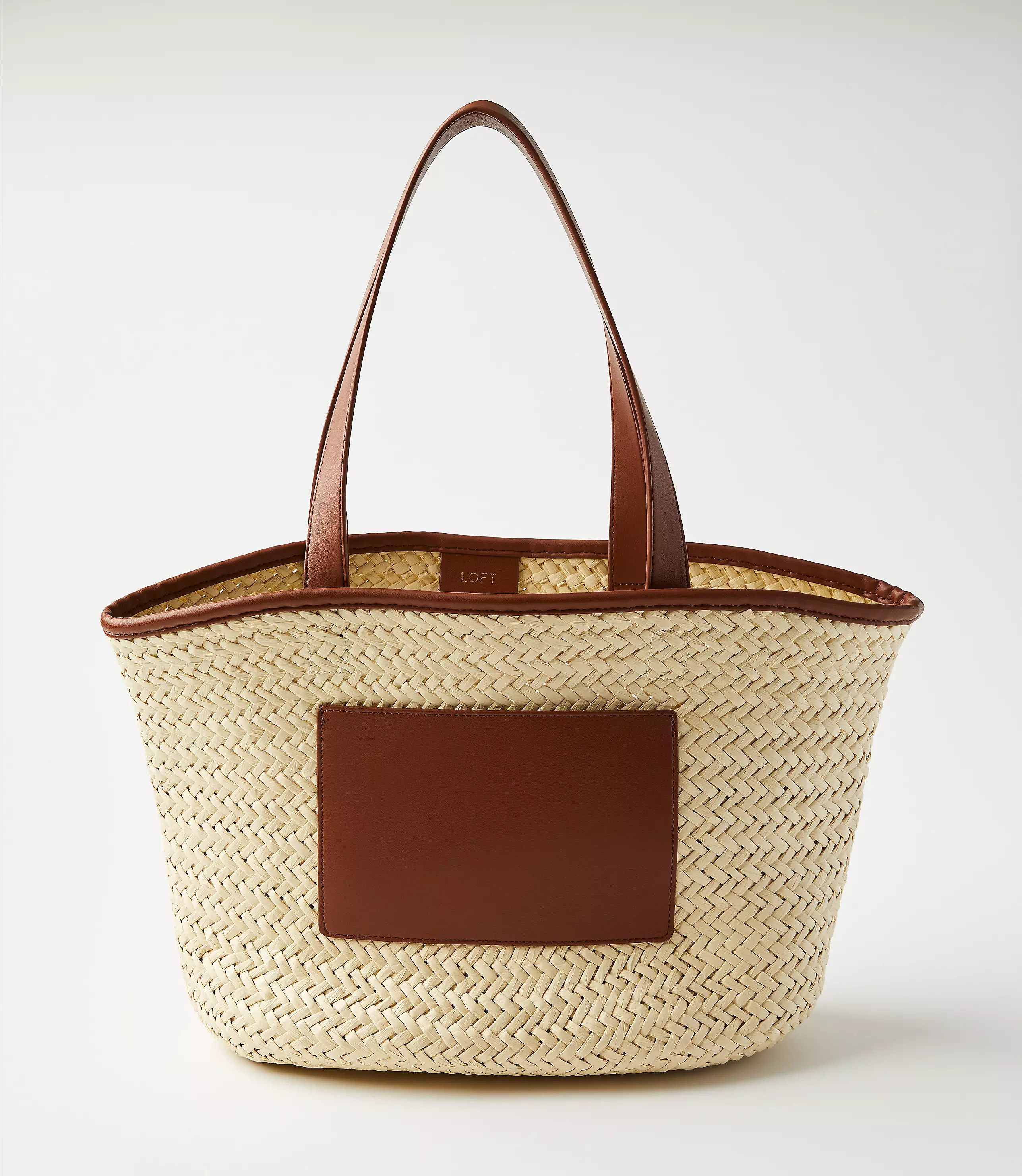 Straw Basket Tote | LOFT