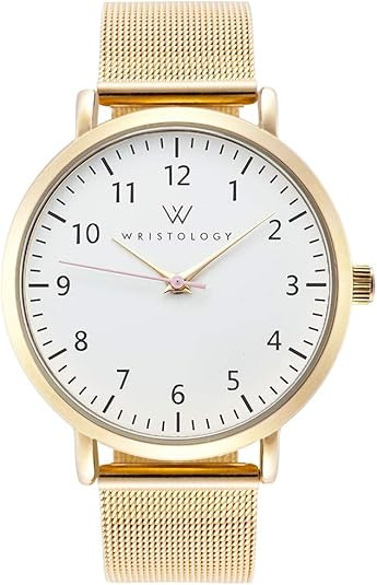 Wristology 2 Sizes Numbers Watch Metal Mesh Band - Interchangeable Stainless Steel Strap - Easy t... | Amazon (US)