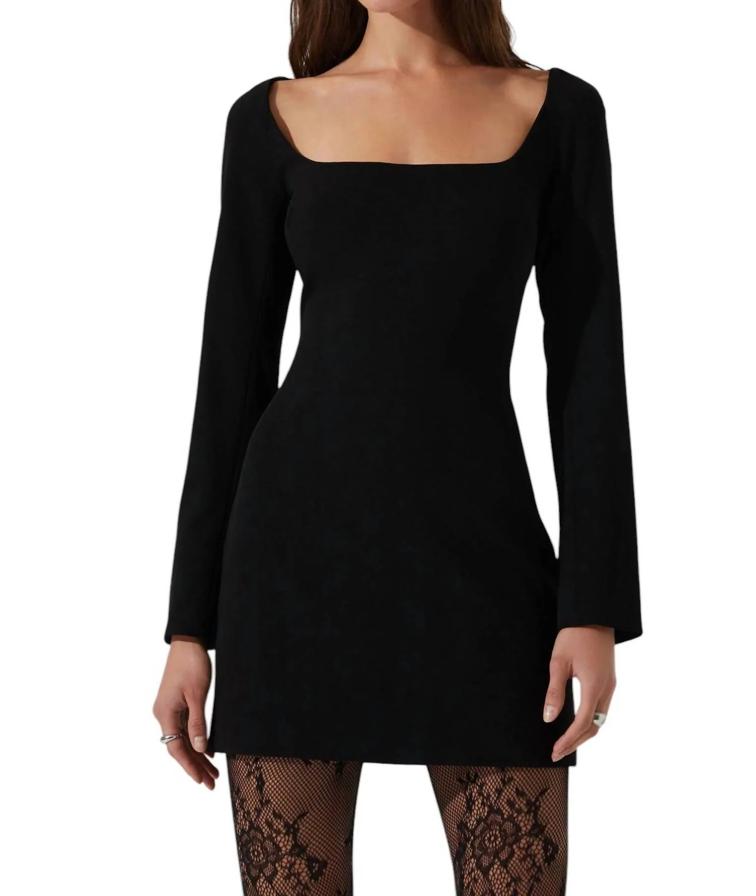 Calanthe Dress In Black | Shop Simon