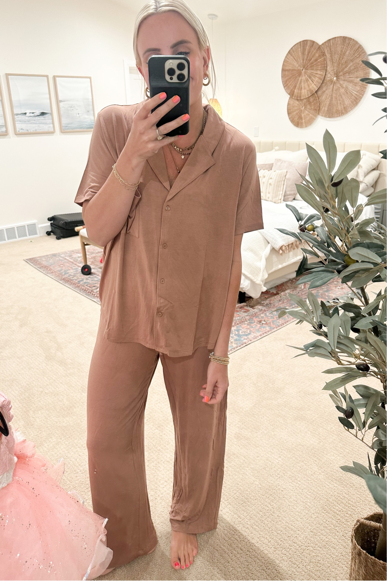 gap pure body pajamas