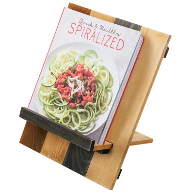 3-Tone Multi-Colored Striped Wood Tablet Holder MyGift | Wayfair North America