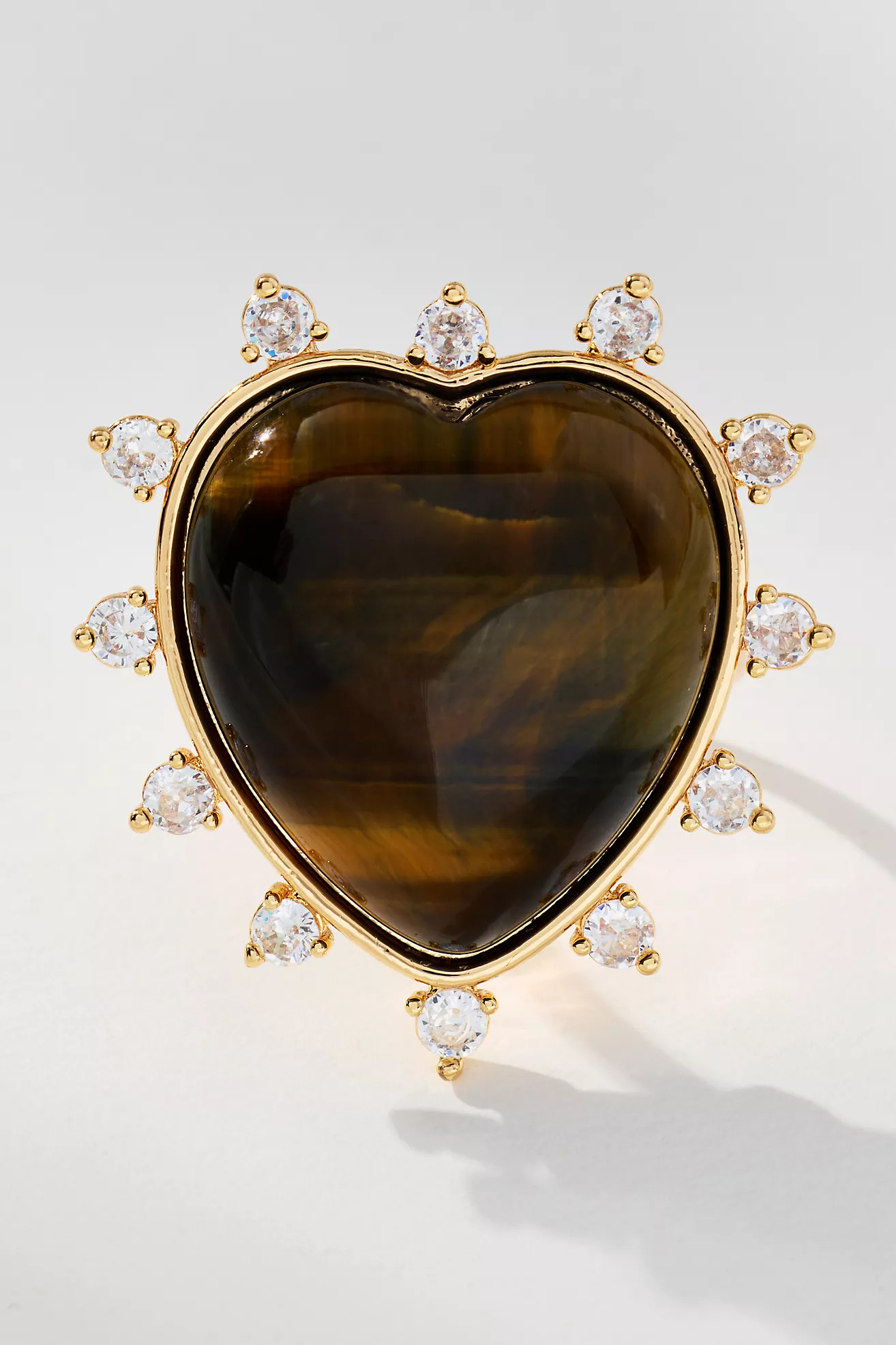 Crystal Pendant Cocktail Ring | Anthropologie (US)