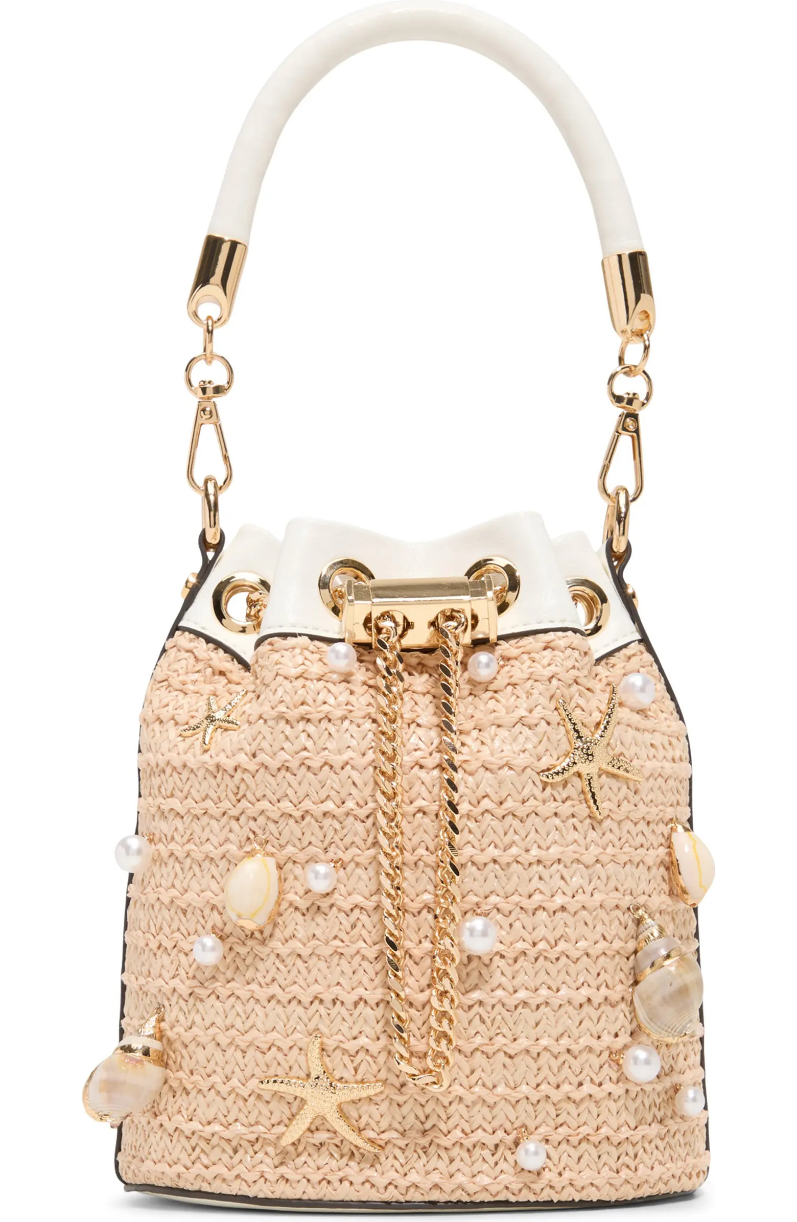 Sirenax Woven Raffia Bucket Bag | Nordstrom