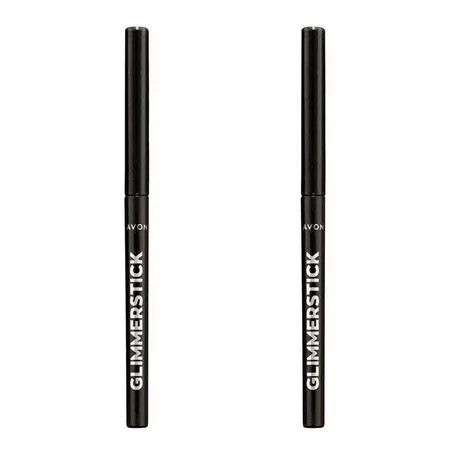 Avon True Color Glimmerstick Blackest Black Eyeliner. Retractable Eyeliner Pencil . Set of 2 | Walmart (US)