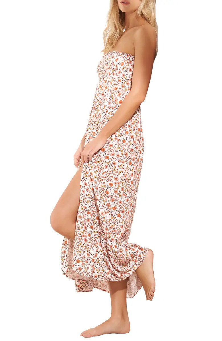 Maaji Wild Flower Aubrey Cover-Up Maxi Skirt | Nordstrom | Nordstrom