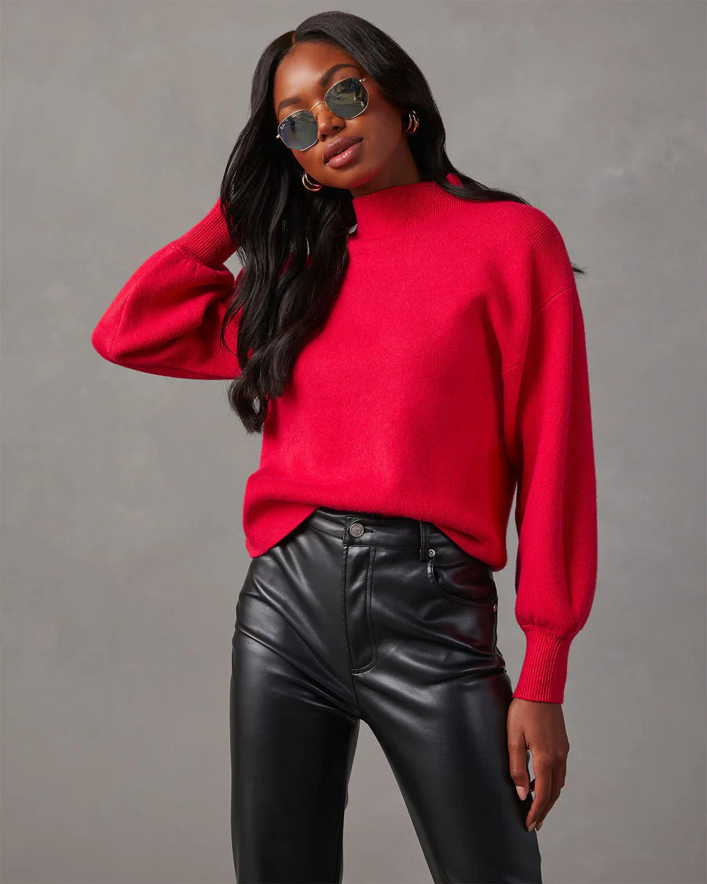 Amsterdam Mock Neck Sweater | VICI