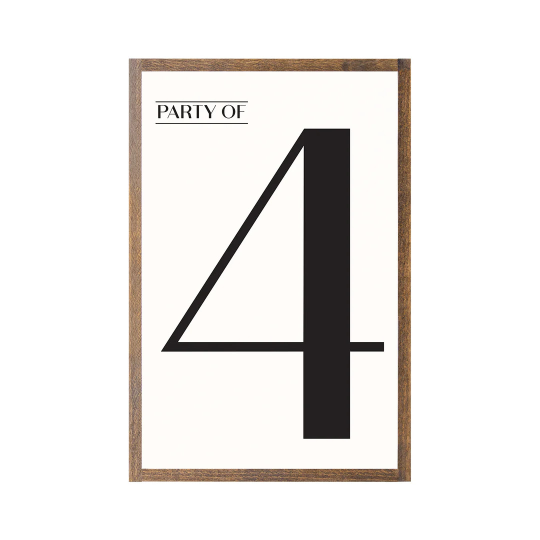 Party of # | Customizable | Joyfully Said