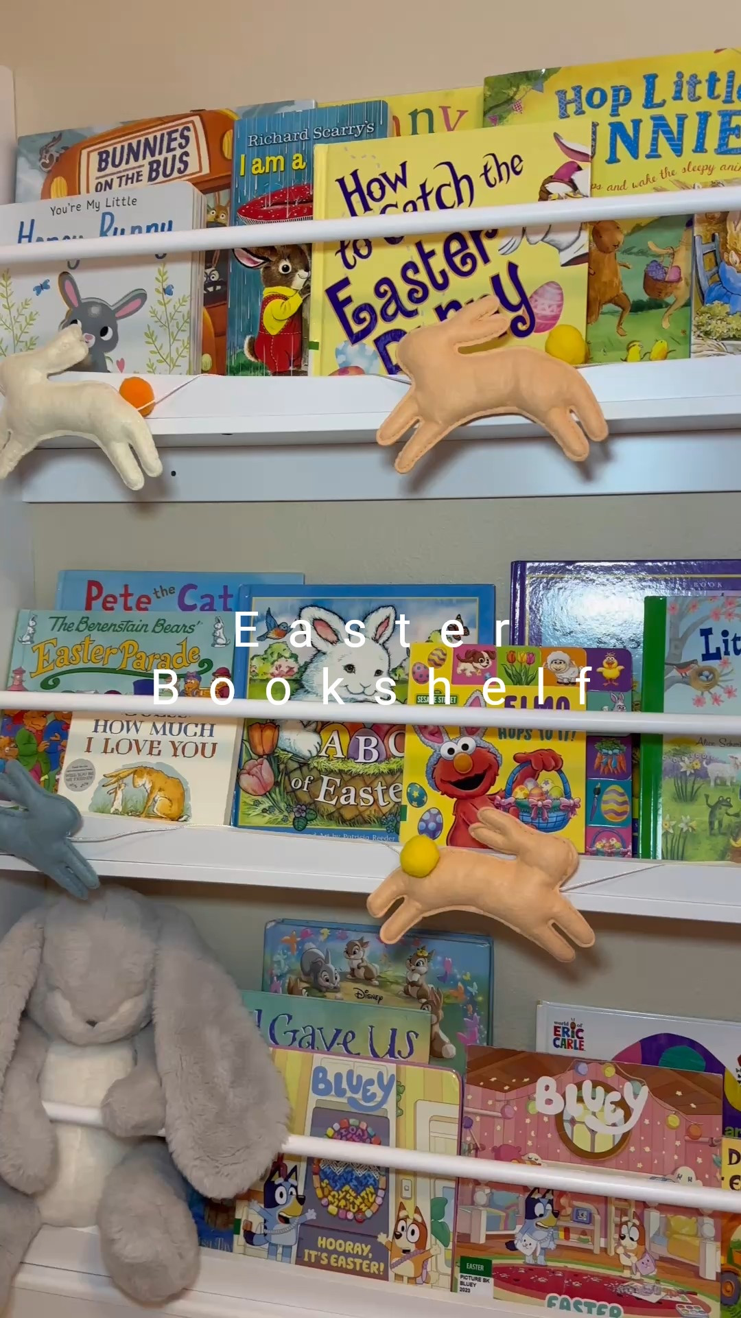 Our Easter bookshelf is up!🐣🐰🌷
Can’t wait to dive into all the Easter books this week with my toddler and baby 🥹🫶🏻

#LTKBaby #LTKSeasonal #LTKKids