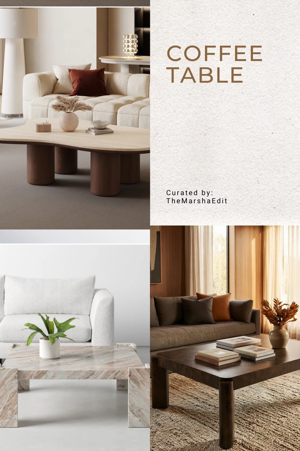 If you’re refreshing your living room, start with the coffee table 🤍 Neutral, timeless, and functional. Linked
#wayfair #allmodern #coffeetable #homedecor 

#LTKHome
