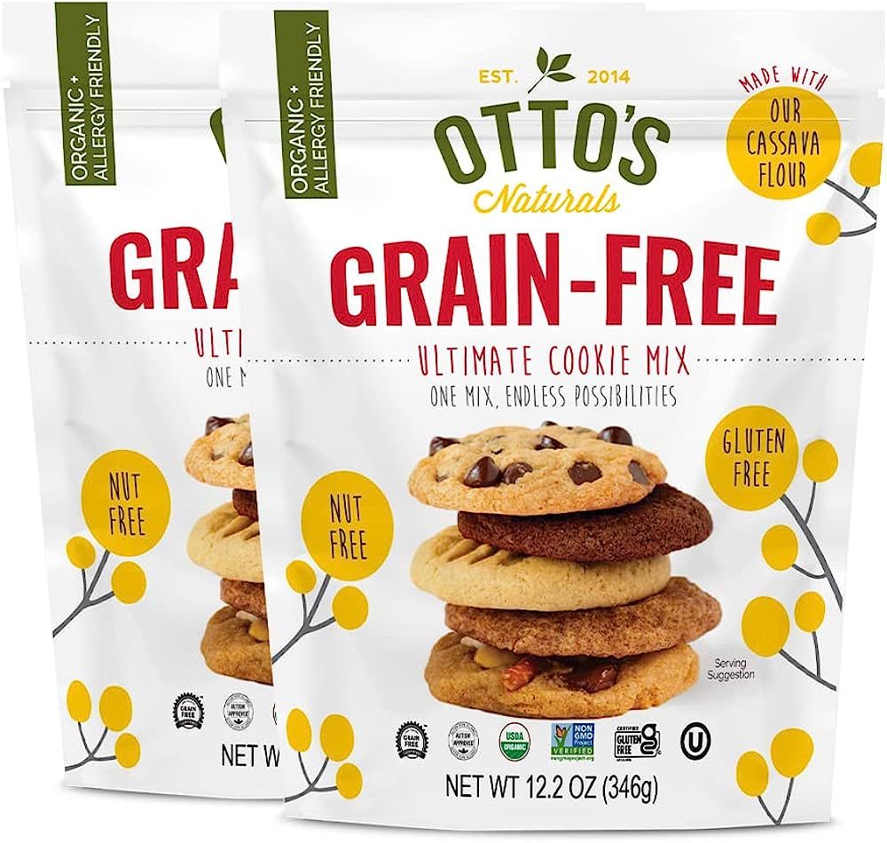 Otto’s Naturals Grain-Free Ultimate Cookie Mix, Made with Organic Cassava Flour, Gluten-Free Al... | Amazon (US)