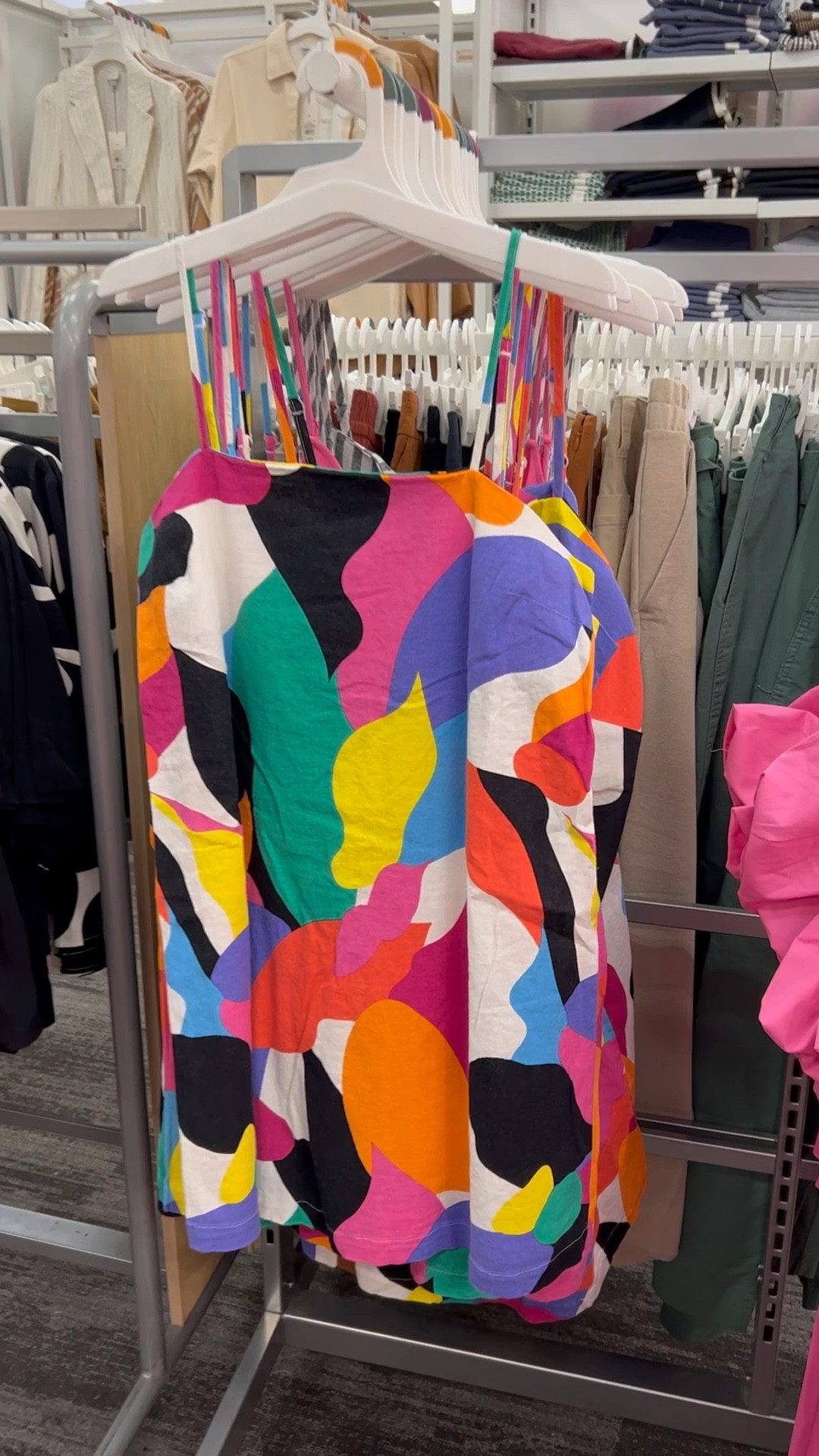 Sleeveless linen dress / rainbow dress / spring dress / Easter dress / $20 sundress / target style 
Size: XS

#LTKSeasonal #LTKunder50 #LTKFind