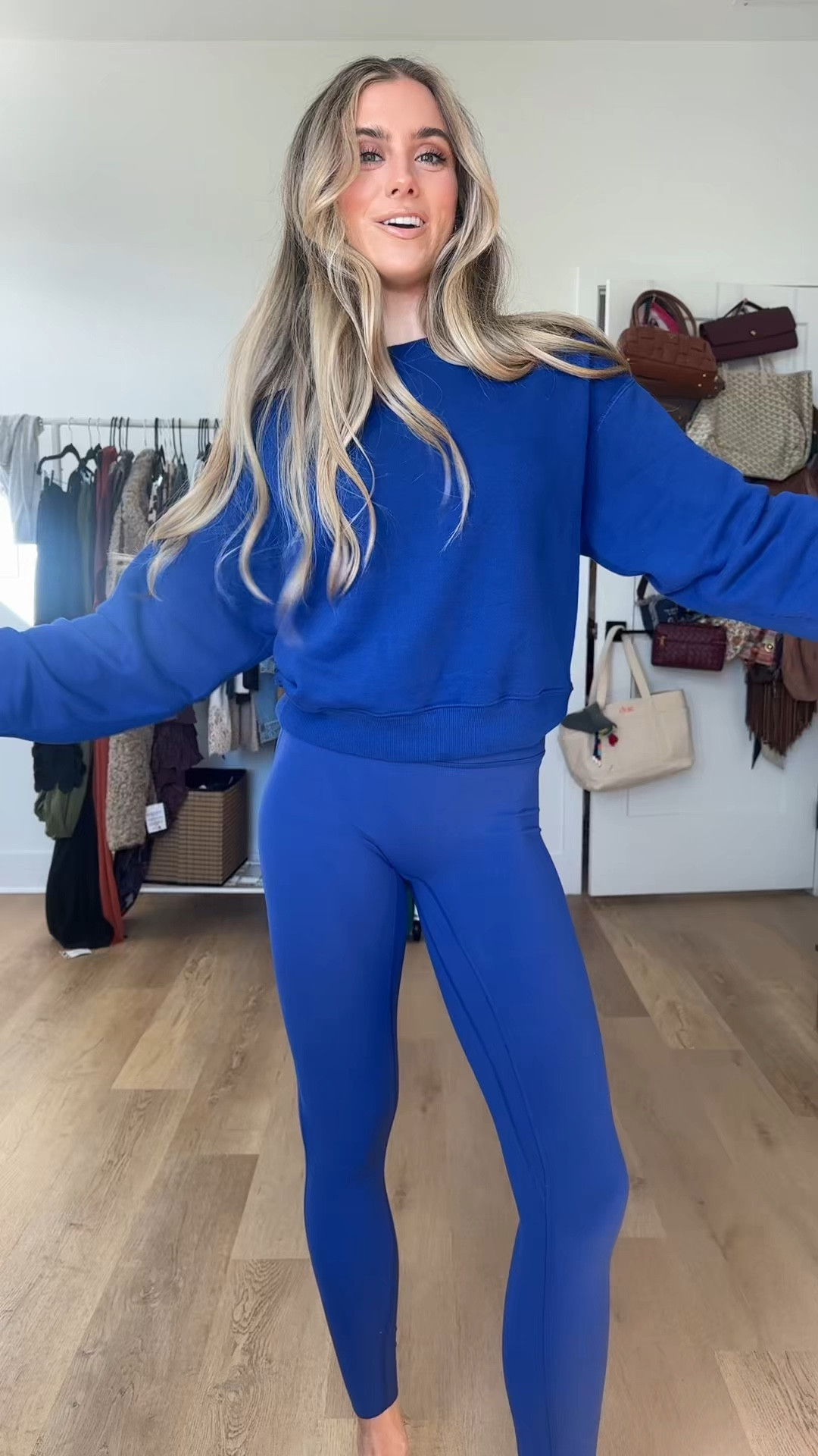 YPB by Abercrombie! I wear it in size XS. They have the softest fabrics! Our new active sweatshirt in a super soft French Terry fleece fabric, featuring banded hem and cuffs and crew neckline. Perfect to throw on pre- or post-workout

#LTKHoliday #LTKFindsUnder100 #LTKActive