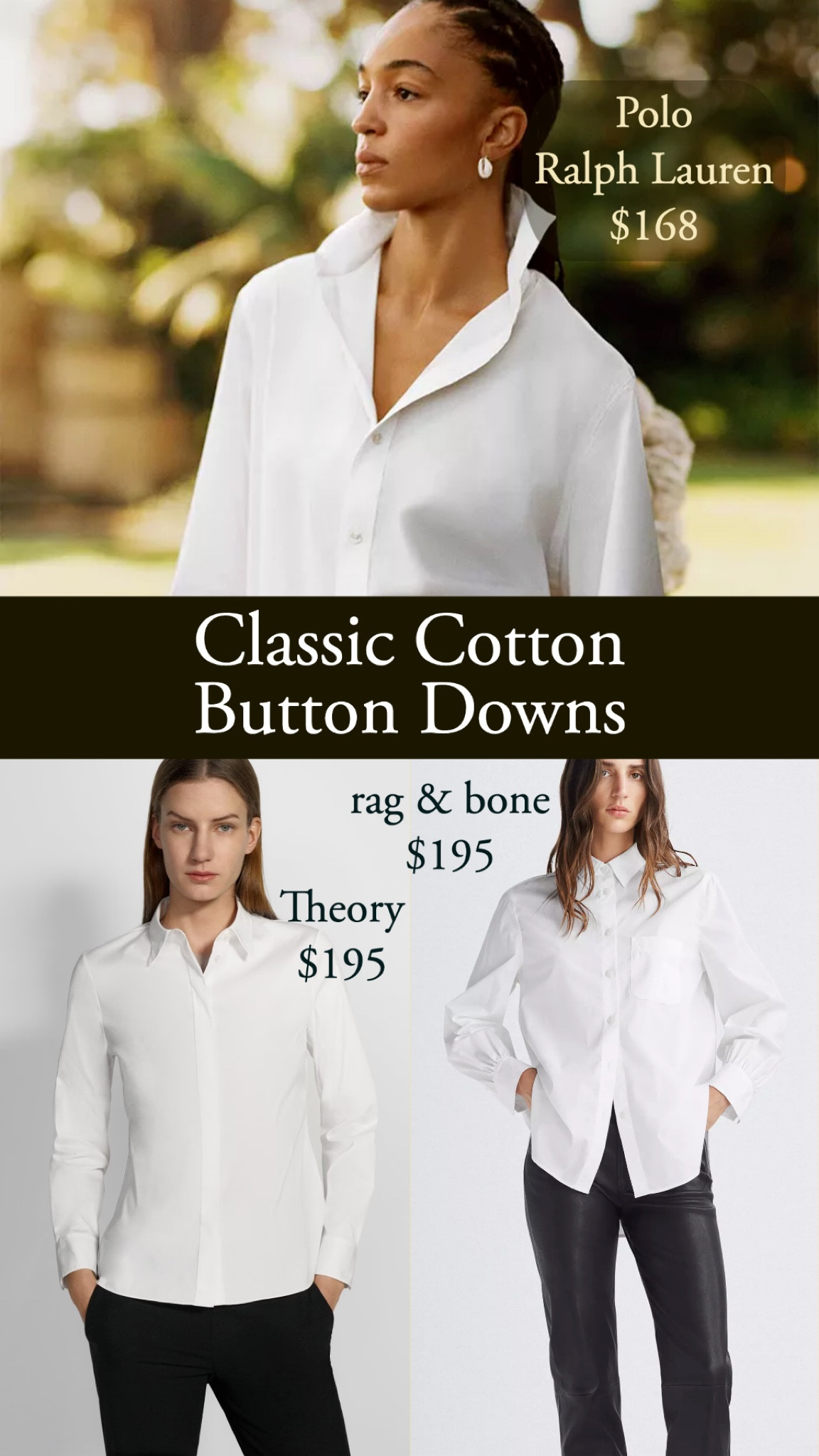 The crisp white button down is an icon in the old money aesthetic. Here are my favorites that bring great quality and value together. It’s old money, after all. We love a fair price for a classic product.

I’m also including invisible snaps in case you want to leave one more button open on the Ralph Lauren shirt    

#LTKFind #LTKworkwear