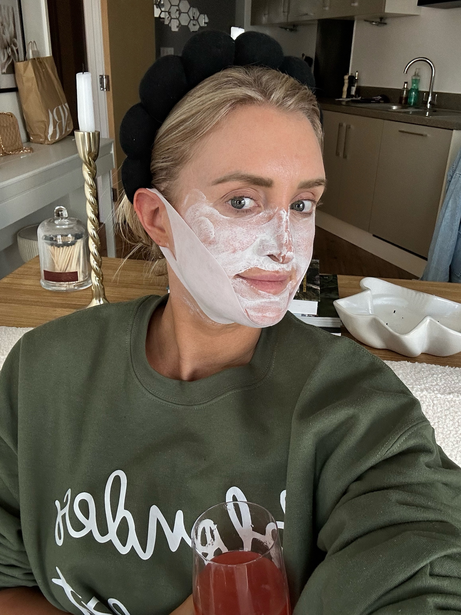 The only way to prep the face from 2 days of eating and drinking!