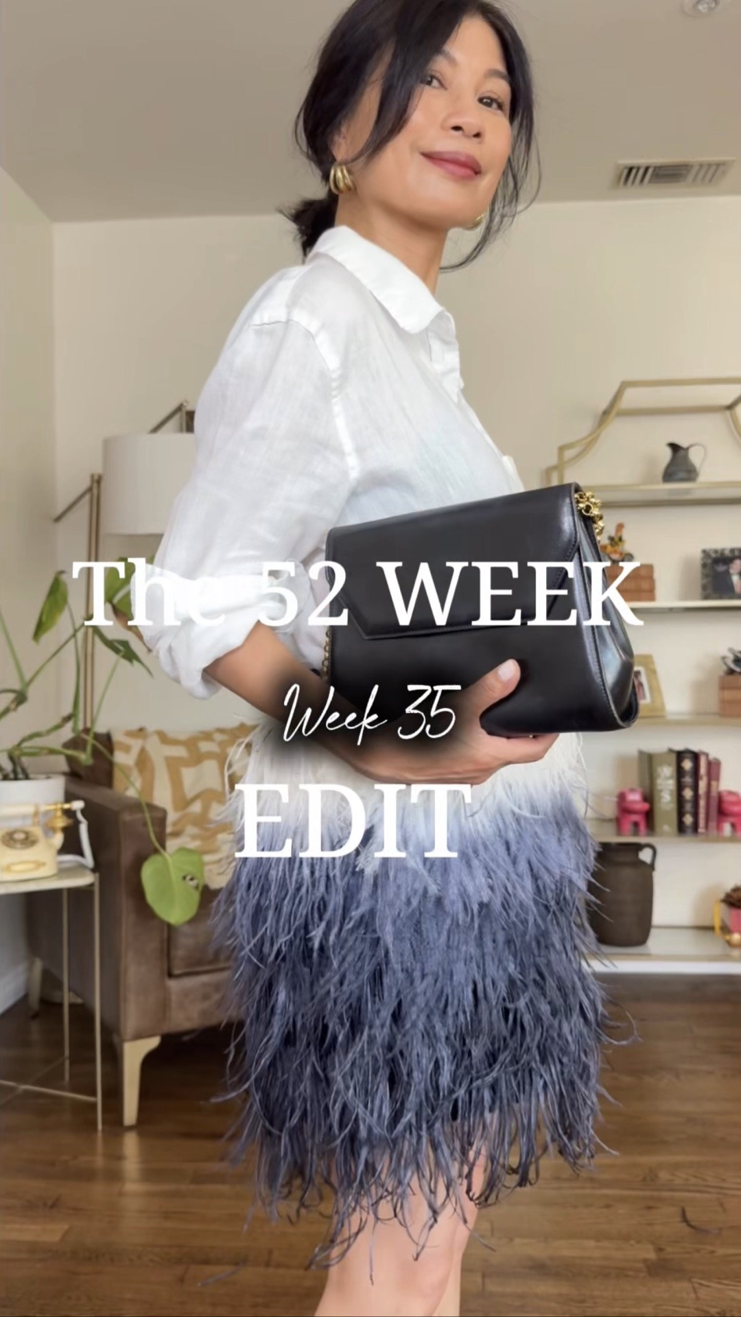 Week 35 of 52 restyling the capsule wardrobe. This week we are pairing our linen shirt with a feather skirt cuz we are going to see a show

#LTKPetite #LTKSaleAlert #LTKgrwm