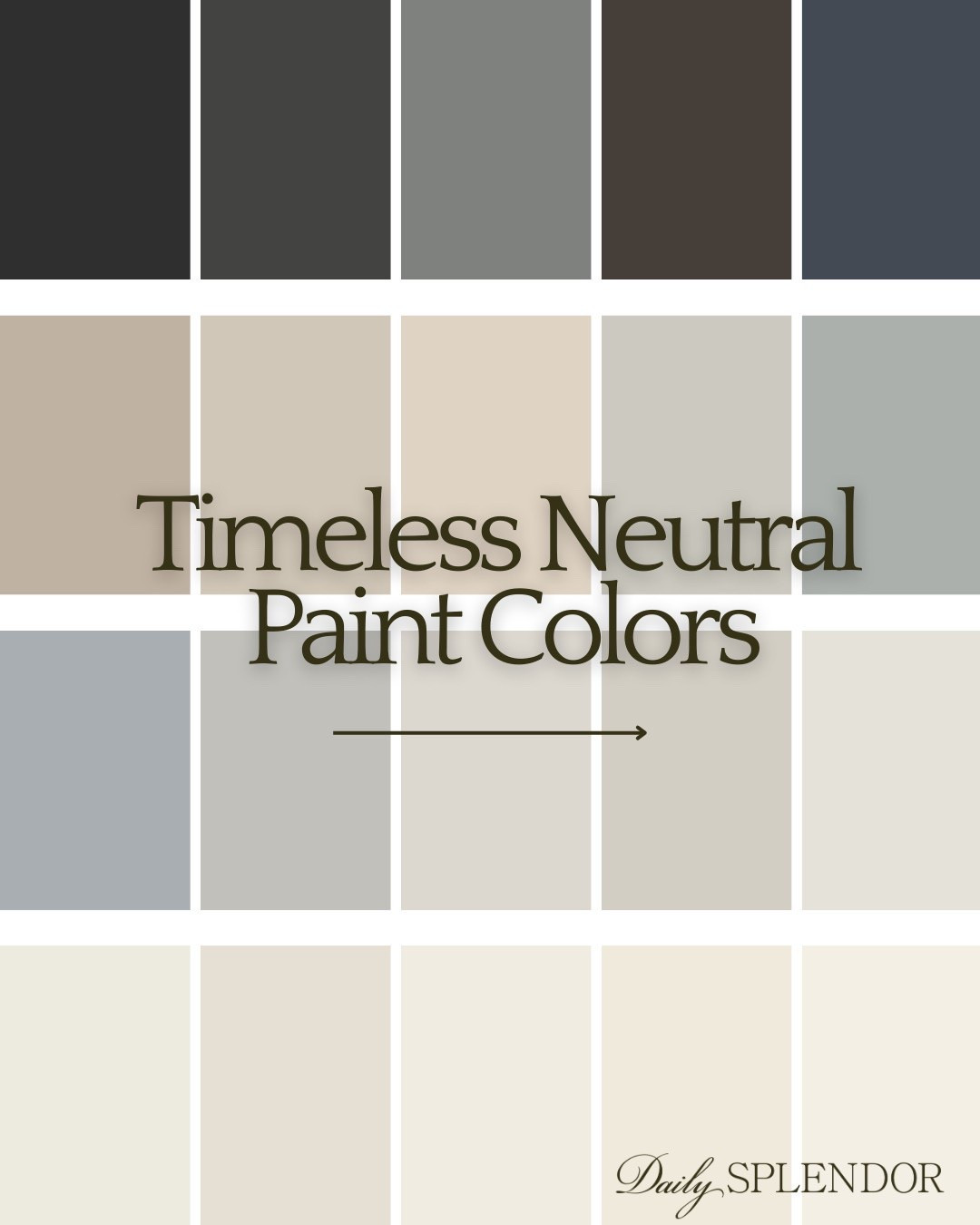 Which neutral is most you—warm & cozy or cool & crisp?

Neutral paint colors are timeless for a reason. Whether you lean warm, cool, dark, or white, the right shade can completely transform a space without ever going out of style. Swipe through for my favorite neutral paint ideas and save this for your next project.

Find the full list of my go-to neutrals on dailysplendor.com

#neutralpaintideas #paintcolors #homedesign #interiorinspo #dailydecor #neutralhome #homerefresh #homemakeover #homeupdate #wallpaint #interiorpaint

#LTKHome