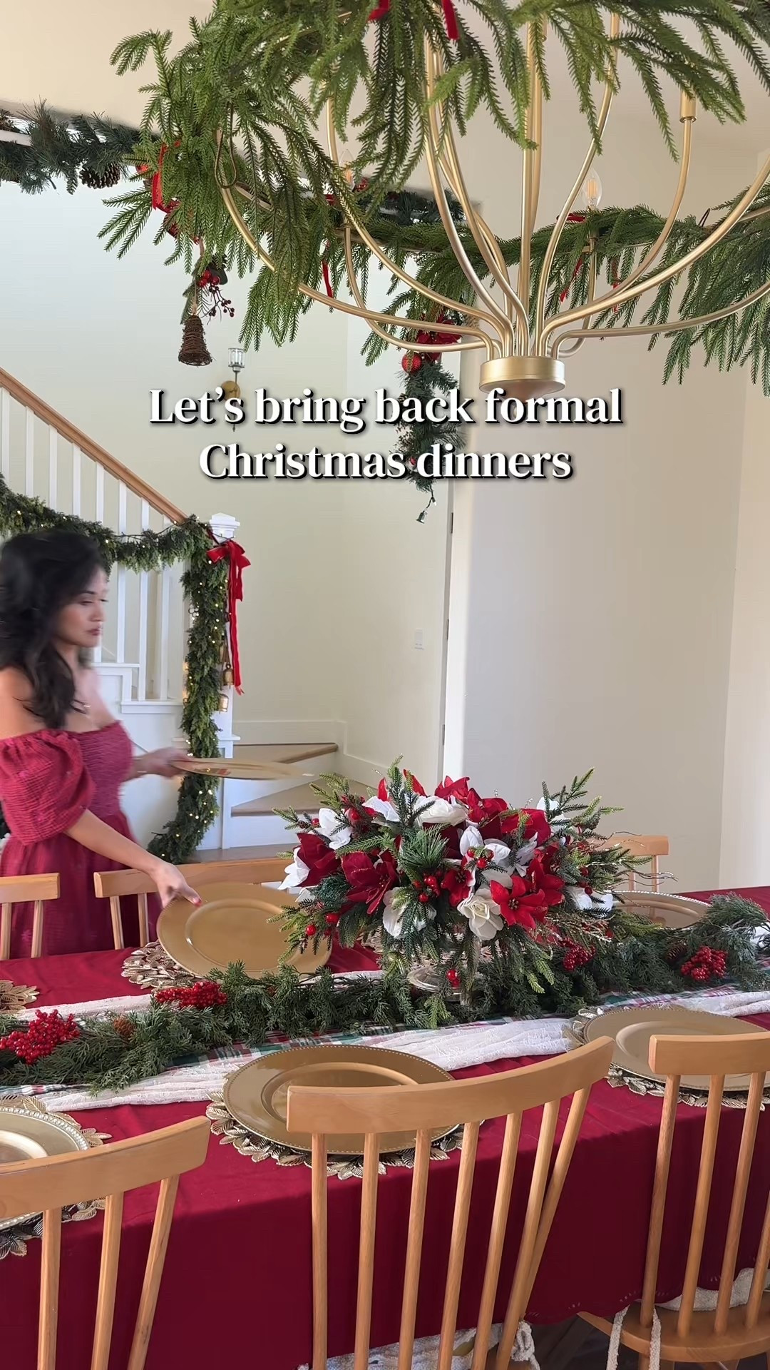 Our formal Christmas dinner setting.💛🙏🏽

#LTKfoodie #LTKHome #LTKHoliday