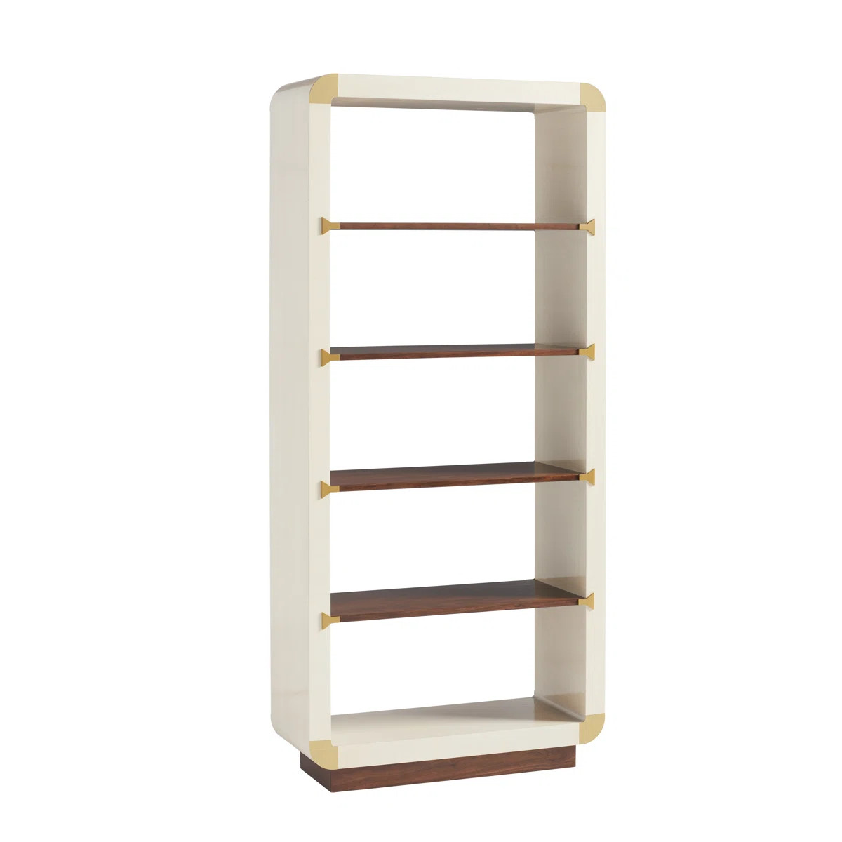 79'' H x 36'' W Solid Wood Etagere Bookcase | Perigold