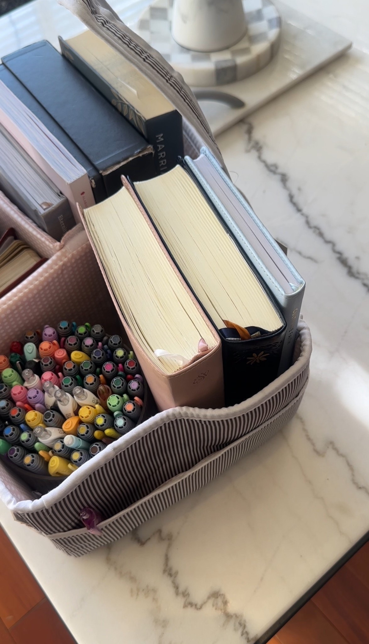 Diaper Caddy -> Bible Caddy ✝️✨

#LTKHome #LTKFindsUnder100 #LTKFindsUnder50