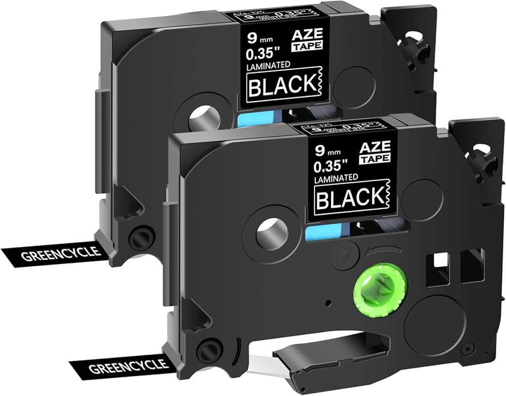 GREENCYCLE 2 Pack Compatible for Brother P-Touch TZe-325 TZe325 TZ325 TZ-325 AZE Label Tape 0.35 ... | Amazon (US)