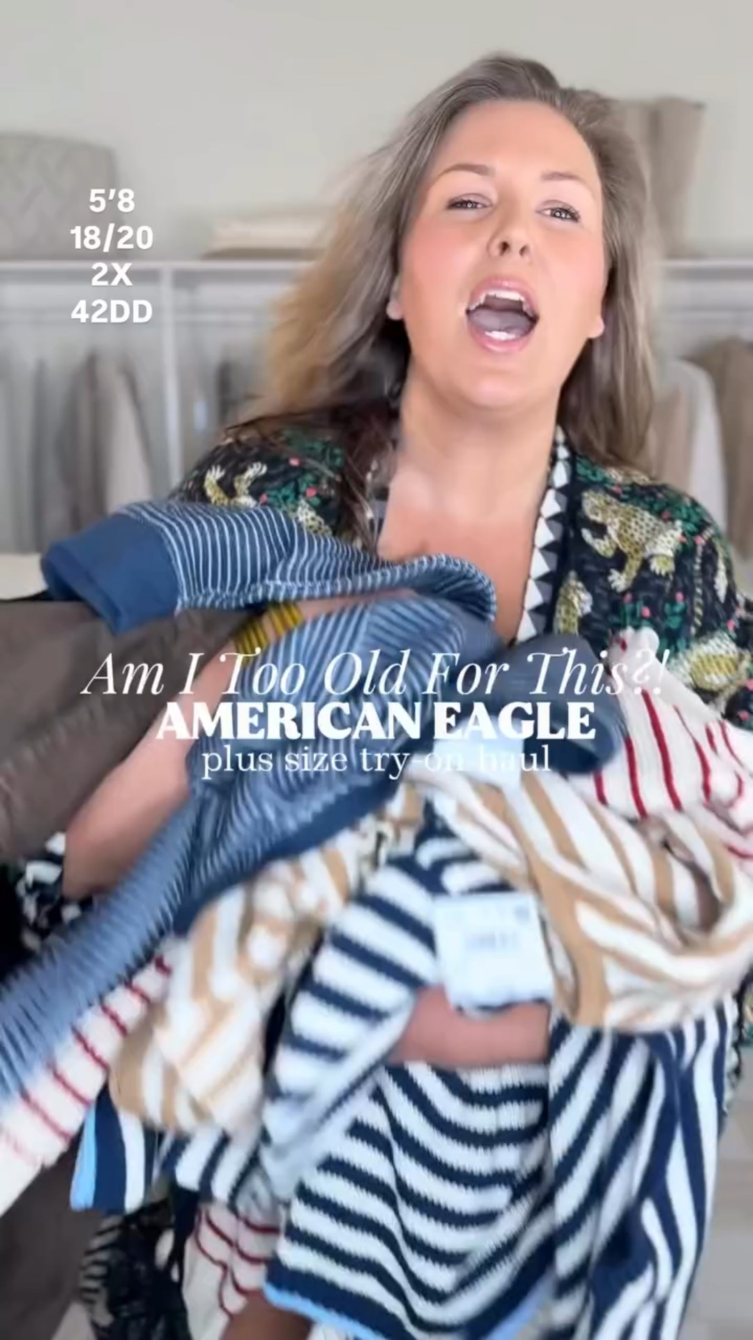 AMERICAN EAGLE HAUL!! Wearing a XXL in everything here and 20 in the cargo pants, sooo surprised by this haul! Everything was amazing and comfortable! Perfect for early fall + building transitional outfits!

Use my discount code ASHLEYDXSPANX sitewide for new customers + free shipping!!

Plus size fashion, comfy casual, american eagle haul, mom style, loungewear, cargo pants, wide leg pant, everyday outfit idea, early fall fashion

#LTKSeasonal #LTKPlusSize #LTKMidsize