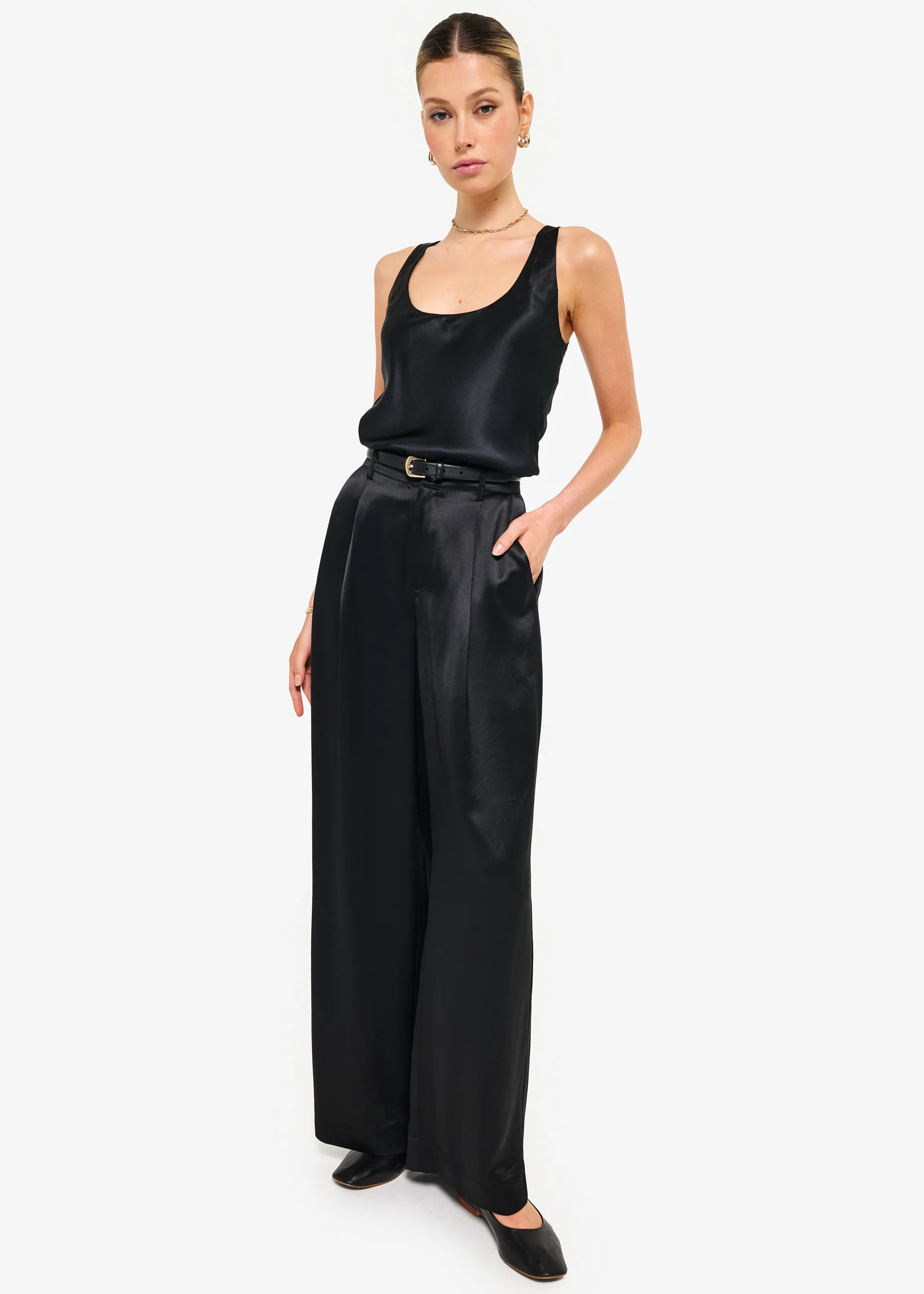 Andressa Camisole Black | CAMI NYC
