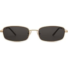 SOJOS Small Y2k Narrow Rectangle Sunglasses Womens Mens Retro 80s 90s Skinny Sunnies SJ1187 | Amazon (CA)