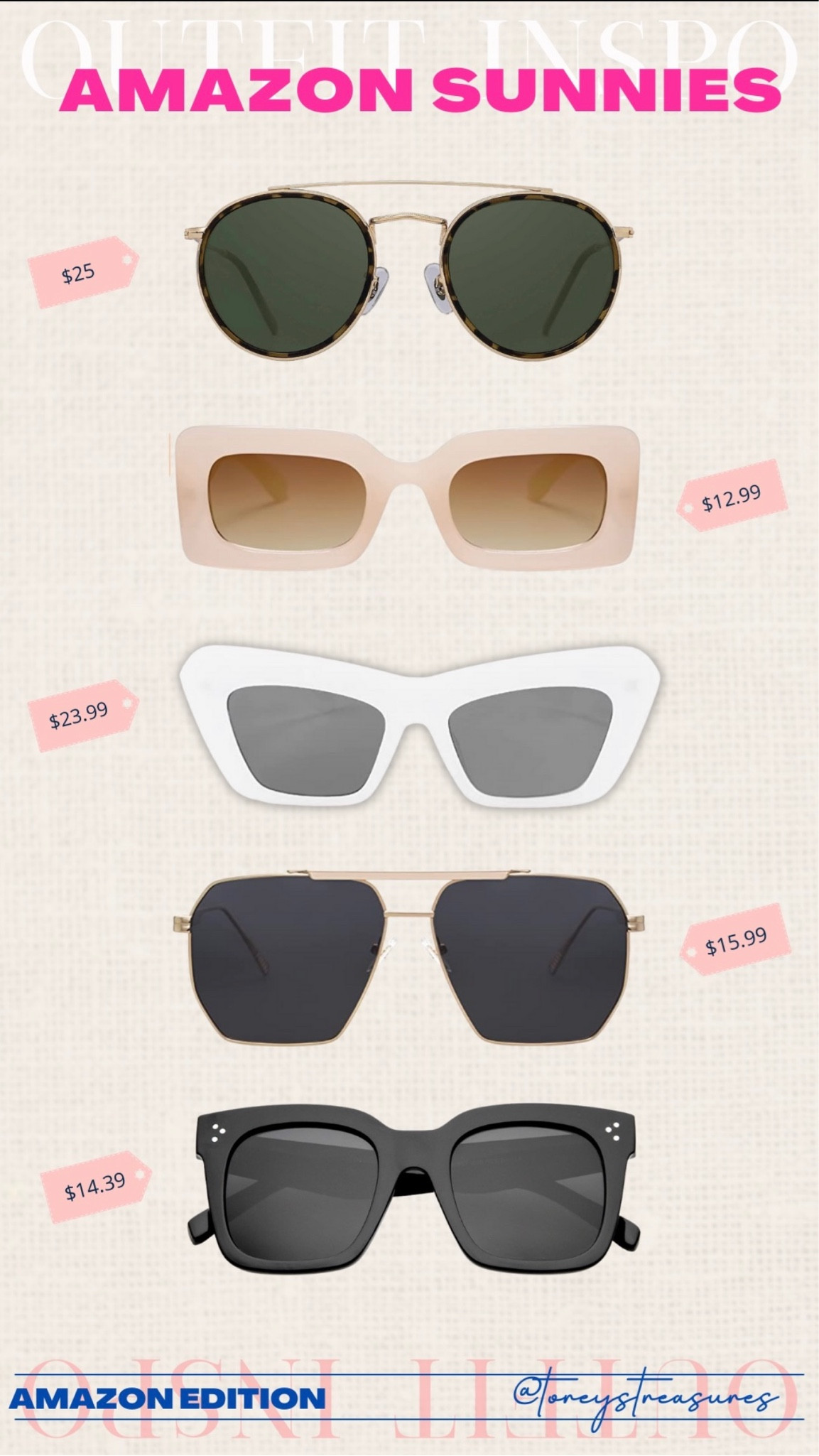 Favorite amazon sunnies!! 

#LTKSeasonal #LTKstyletip #LTKunder50