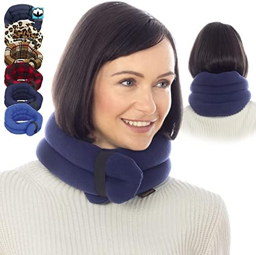 Pain Relief Microwavable Neck Wrap - Hands-Free Moist Heating Pad, Heated Neck Wrap & Pillow in O... | Amazon (US)