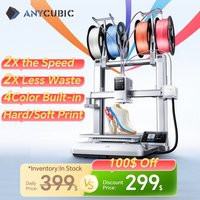 ANYCUBIC Kobra X 3D Printer 600mm/s Max Print Speed 2x Time&Materail Saving Built In 4Color Printing Automatic leveling Printer | AliExpress (US)