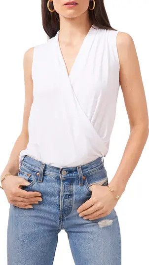 Surplice Sleeveless Top | Nordstrom