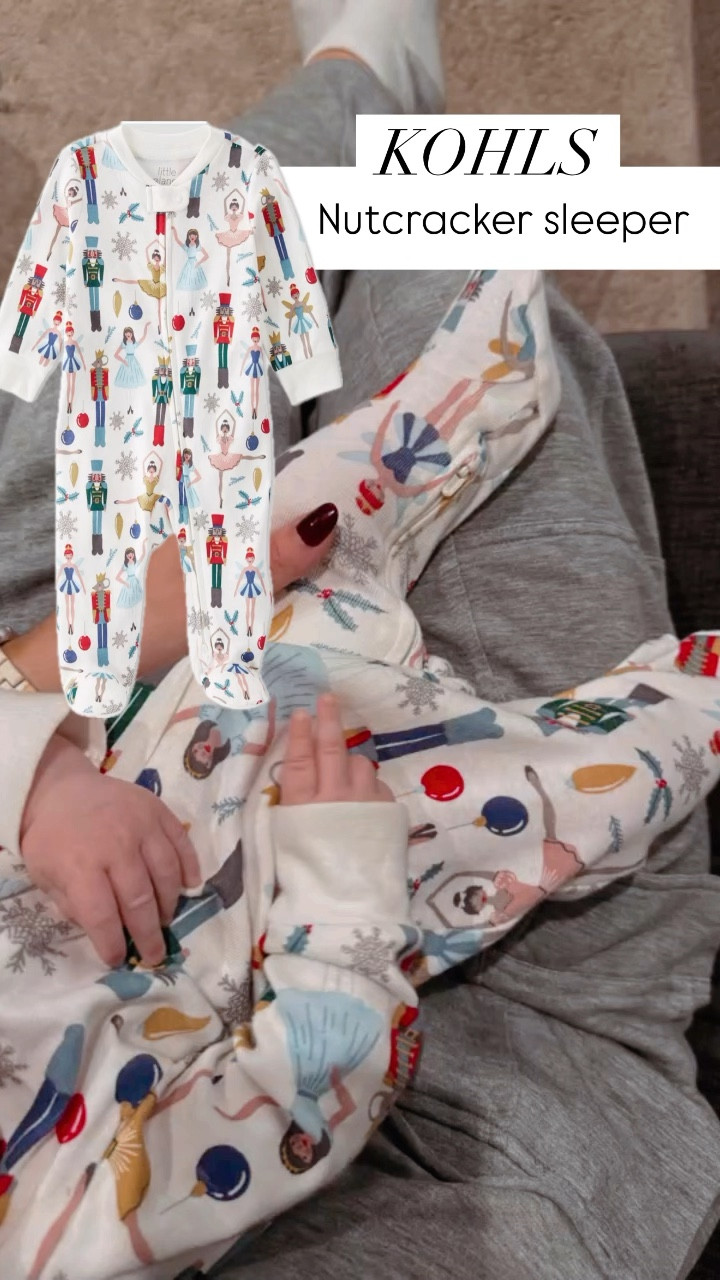 The cutest Christmas sleeper! Only $12 at kohls! I am obsessed 🫶🏼🎅🏼🎄🩰

#LTKHoliday #LTKSeasonal #LTKBaby