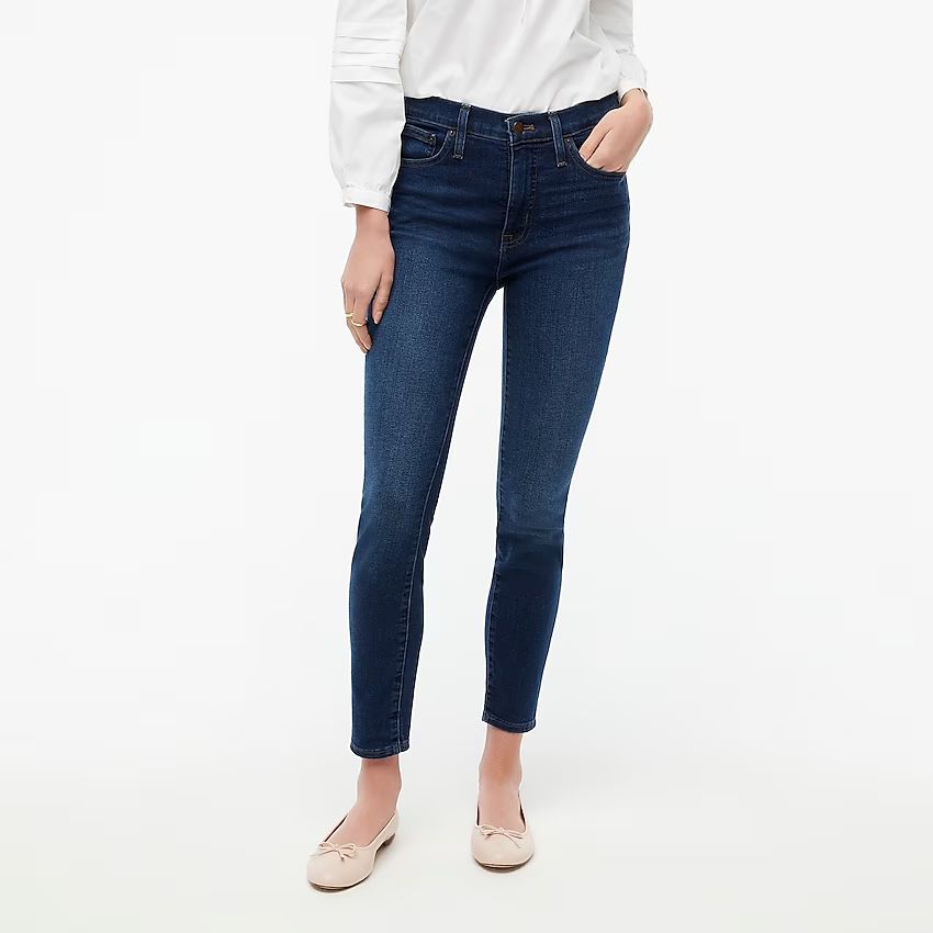 9" high-rise skinny jean in perfect blue wash | J.Crew Factory