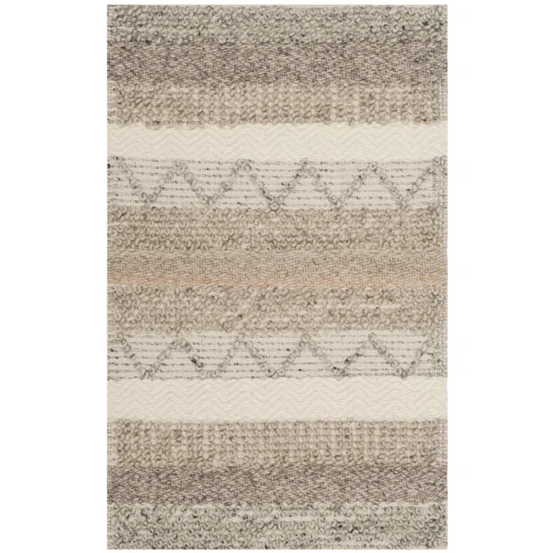 Daytona Beach Handwoven Beige/Ivory/Light Salmon Rug | Wayfair North America