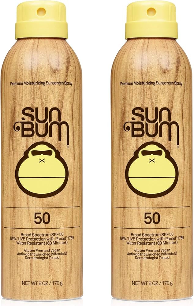 Amazon.com: Sun Bum Sun Bum Original Spf 50 Sunscreen Spray Vegan and Reef Friendly (octinoxate &... | Amazon (US)