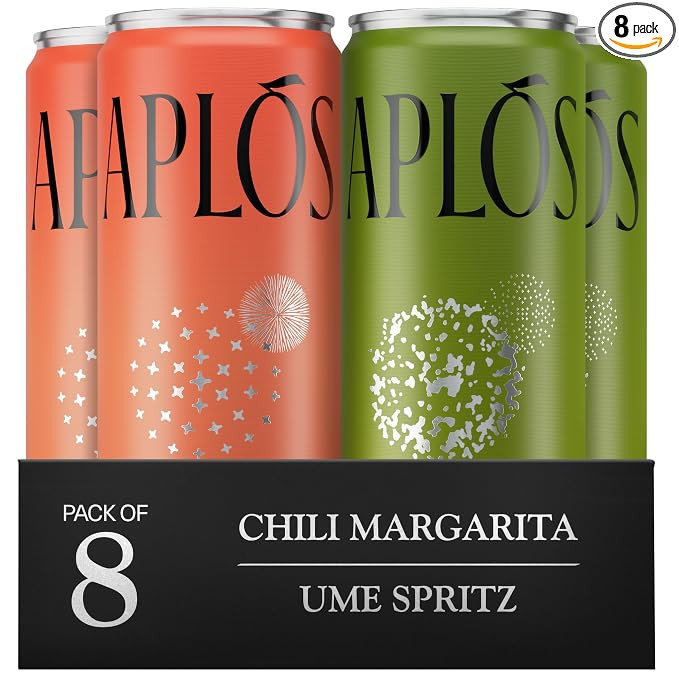 Aplós Canned Variety Pack of Non-Alcoholic Cocktails, Formulated with Adaptogens and Botanicals,... | Amazon (US)