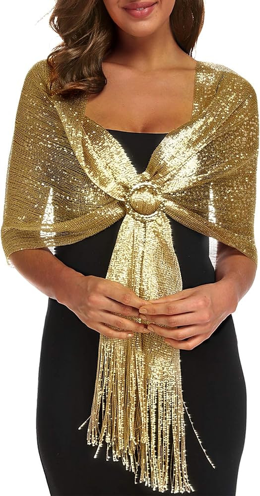 Rheane Shawls and Wraps for Evening Dresses Shawl Wraps for Women with Buckle for Evening Party D... | Amazon (US)