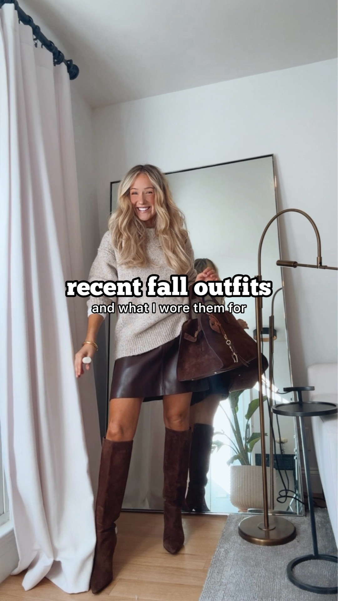 Fall outfits I wore recently and what I wore them for! ✨