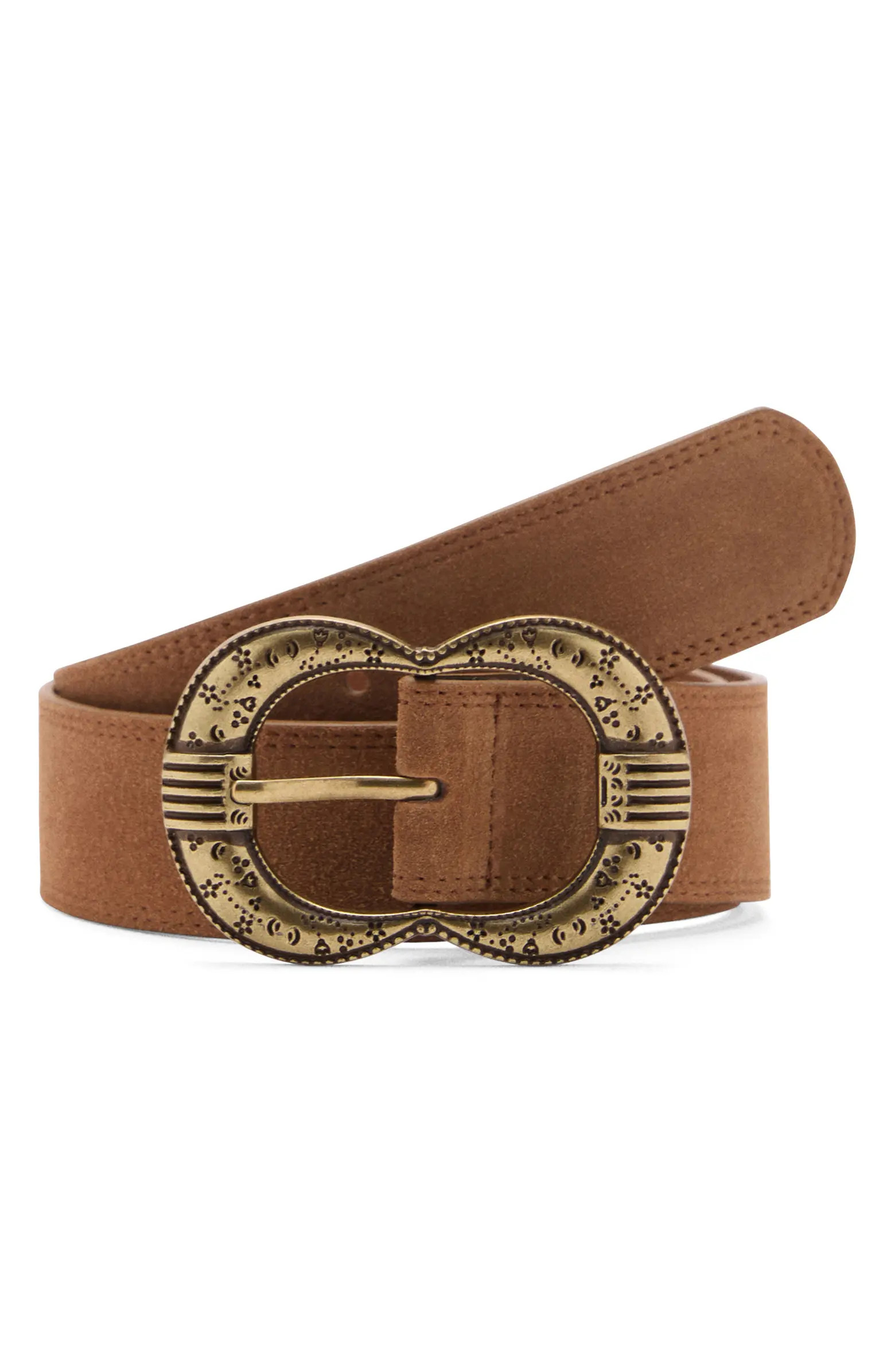 MANGO Leather Belt | Nordstrom | Nordstrom